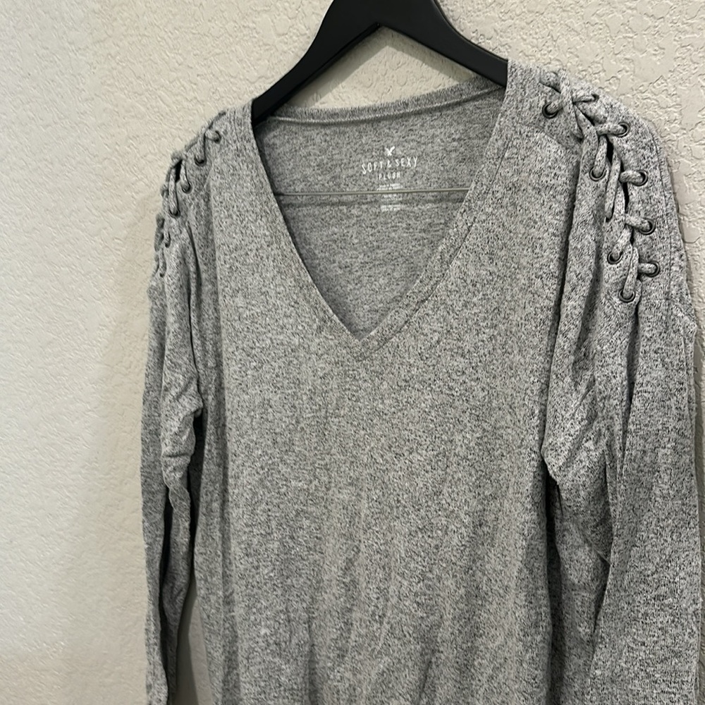 Soft and Sexy plush long sleeve t shirt - Picture 4 of 9